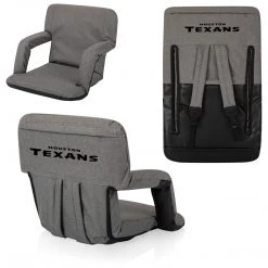 PICNIC TIME Houston Texans Ventura Portable Reclining Stadium Seat
