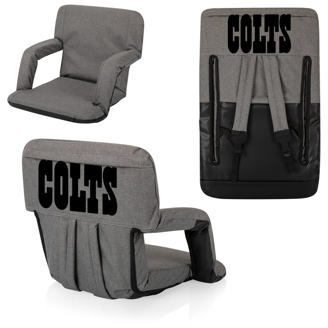 PICNIC TIME Indianapolis Colts Ventura Portable Reclining Stadium Seat 5 PICNIC TIME Indianapolis Colts Ventura Portable Reclining Stadium Seat