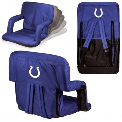 PICNIC TIME Indianapolis Colts Ventura Portable Reclining Stadium Seat