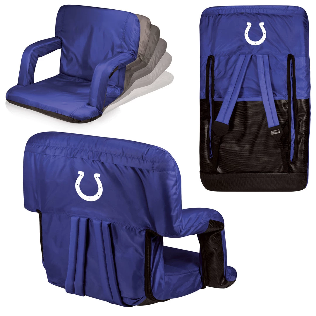 PICNIC TIME Indianapolis Colts Ventura Portable Reclining Stadium Seat 3 PICNIC TIME Indianapolis Colts Ventura Portable Reclining Stadium Seat