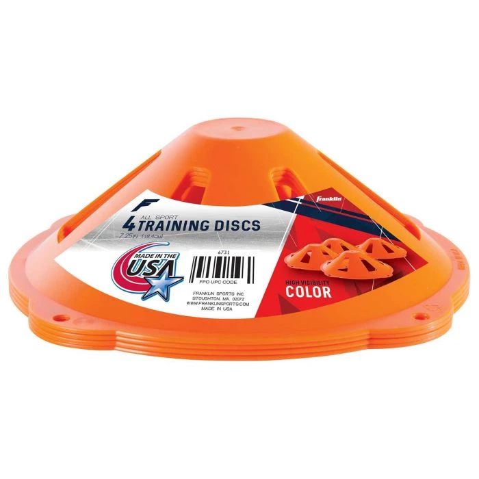 FRANKLIN NCAA 7.25" Marker Training Disk 4 Pack 4 FRANKLIN NCAA 7.25" Marker Training Disk 4 Pack