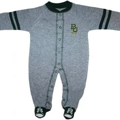 Creative Knitwear Baylor University Sports Shoe Footed Romper