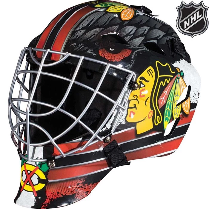 Chicago Blackhawks Franklin GFM 1500: NHL® Team Goalie Helmet 3 Chicago Blackhawks Franklin GFM 1500: NHL® Team Goalie Helmet