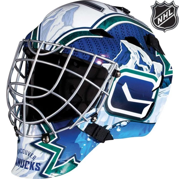 Vancouver Canucks Franklin GFM 1500: NHL® Team Goalie Helmet 3 Vancouver Canucks Franklin GFM 1500: NHL® Team Goalie Helmet