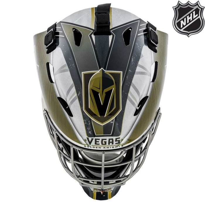 Vegas Golden Knights Franklin GFM 1500: NHL® Team Goalie Helmet 4 Vegas Golden Knights Franklin GFM 1500: NHL® Team Goalie Helmet