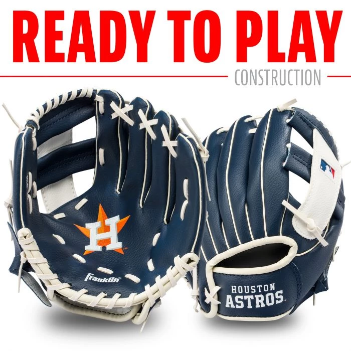 FRANKLIN Houston Astros MLB® Team Glove And Ball Set 8 FRANKLIN Houston Astros MLB® Team Glove And Ball Set