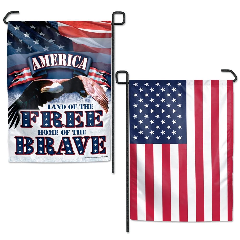 Wincraft NCAA Patriotic Garden Flag 2 Sided 12.5 By 18 3 Wincraft NCAA Patriotic Garden Flag 2 Sided 12.5 By 18