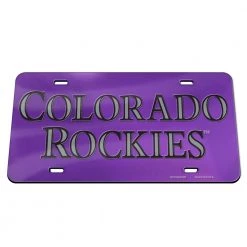 Wincraft Colorado Rockies Specialty Acrylic License Plate