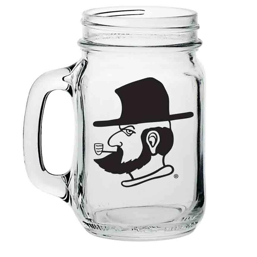 ATLANTIC COAST SPORTS NCAA Appalachian State University 16 Oz. Libbey Mason Jars With Handles 3 ATLANTIC COAST SPORTS NCAA Appalachian State University 16 Oz. Libbey Mason Jars With Handles