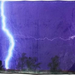 College Covers Lightning Throw Blanket