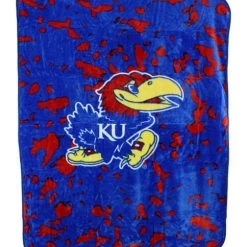 College Covers NCAA Kansas Jayhawks Huge Raschel Throw Blanket