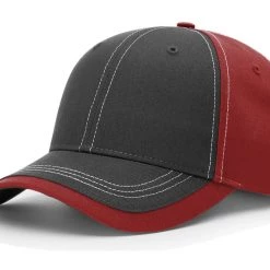 Richardson 275 Charcoal Front W/ Contrast Stitching (embroidery Available) NCAA