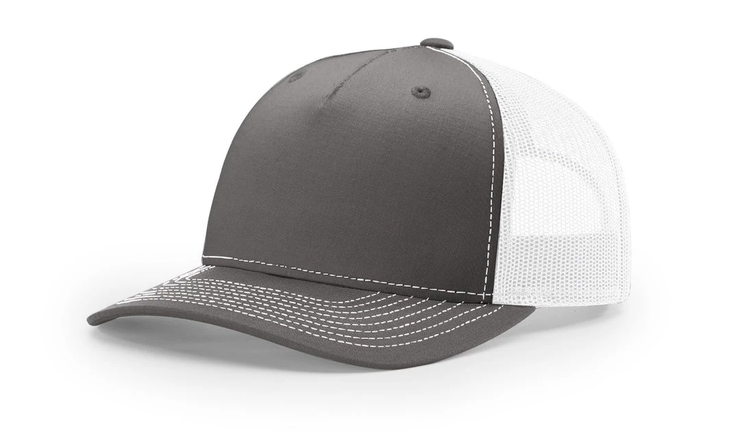 Richardson 112FP Five Panel Trucker 15 Colors (embroidery Available) NCAA 7 Richardson 112FP Five Panel Trucker 15 Colors (embroidery Available) NCAA