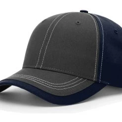 Richardson 275 Charcoal Front W/ Contrast Stitching (embroidery Available) NCAA