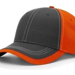 Richardson 275 Charcoal Front W/ Contrast Stitching (embroidery Available) NCAA