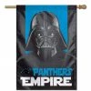 Wincraft CAROLINA PANTHERS / STAR WARS VADER VERTICAL FLAG 28" X 40"