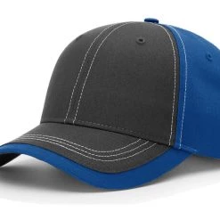 Richardson 275 Charcoal Front W/ Contrast Stitching (embroidery Available) NCAA