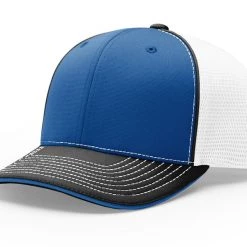 NCAA Richardson 172 PULSE SPORT MESH 16 Tri White Embroidery Available