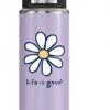 TERVIS NCAA Life Is Good® - Purple Daisy Steel Wide Mouth Bottle With Deluxe Spout Lid