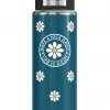 TERVIS Life Is Good® - Teal Daisies Stainless Steel Wide Mouth Bottle With Deluxe Spout Lid NCAA 2 TERVIS Life Is Good® - Teal Daisies Stainless Steel Wide Mouth Bottle With Deluxe Spout Lid NCAA