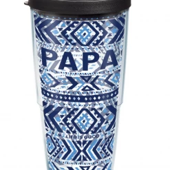 TERVIS NCAA Life Is Good® - Papa Blue Pattern Wrap With Travel Lid