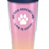 TERVIS Life Is Good® - Dog Rescued Me Wrap With Travel Lid NCAA 2 TERVIS Life Is Good® - Dog Rescued Me Wrap With Travel Lid NCAA