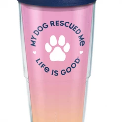 TERVIS Life Is Good® - Dog Rescued Me Wrap With Travel Lid NCAA