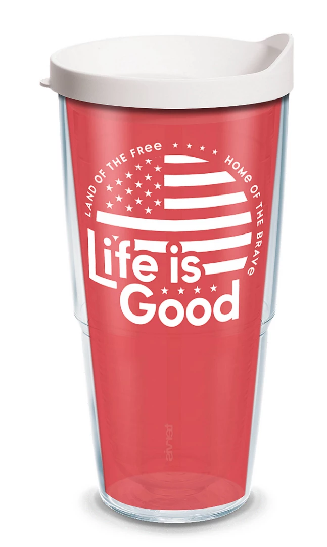 TERVIS NCAA Life Is Good® - Land Of The Free Wrap With Travel Lid 3 TERVIS NCAA Life Is Good® - Land Of The Free Wrap With Travel Lid