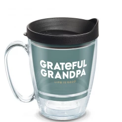 TERVIS Life Is Good® - Grateful Grandpa Wrap With Travel Lid NCAA 5 TERVIS Life Is Good® - Grateful Grandpa Wrap With Travel Lid NCAA