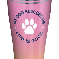 TERVIS Life Is Good® - Dog Rescued Me Stainless Steel With Slider Lid NCAA
