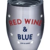 TERVIS Life Is Good® - Red Wine And Blue Stainless Steel With Slider Lid