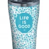 TERVIS Life Is Good® - Small Daisies Stainless Steel With Slider Lid NCAA 2 TERVIS Life Is Good® - Small Daisies Stainless Steel With Slider Lid NCAA