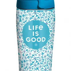 TERVIS Life Is Good® - Small Daisies Stainless Steel With Water Bottle Lid NCAA
