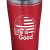 TERVIS NCAA Life Is Good® - Land Of The Free Stainless Steel With Slider Lid 2 TERVIS NCAA Life Is Good® - Land Of The Free Stainless Steel With Slider Lid