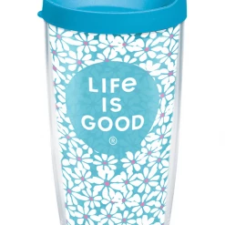 TERVIS Life Is Good® - Small Daisies Wrap With Travel Lid