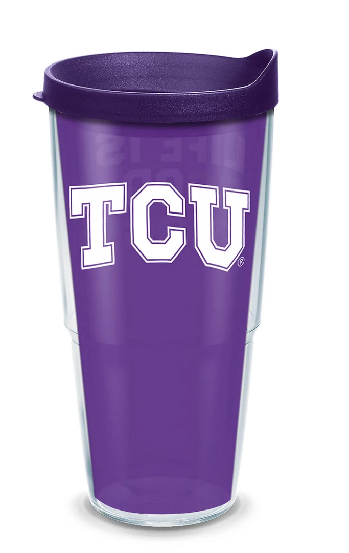 TERVIS TCU Horned Frogs Life Is Good® Wrap With Travel Lid NCAA 3 TERVIS TCU Horned Frogs Life Is Good® Wrap With Travel Lid NCAA