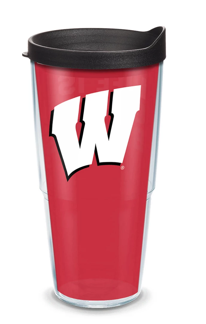 TERVIS Wisconsin Badgers Life Is Good® Wrap With Travel Lid 3 TERVIS Wisconsin Badgers Life Is Good® Wrap With Travel Lid