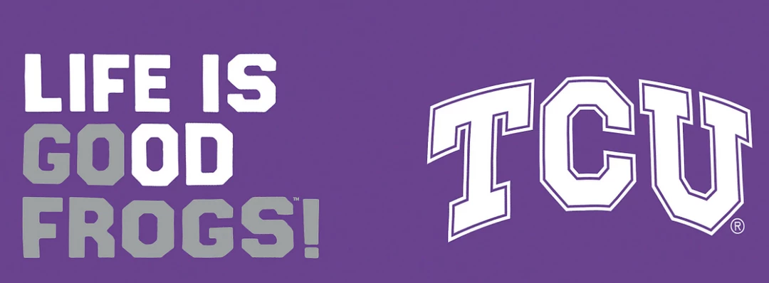 TERVIS TCU Horned Frogs Life Is Good® Wrap With Travel Lid NCAA 4 TERVIS TCU Horned Frogs Life Is Good® Wrap With Travel Lid NCAA