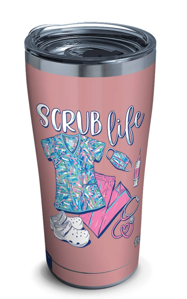 TERVIS Simply Southern® - Nurse Life Heart Simply Southern Stainless Steel With Slider Lid NCAA 3 TERVIS Simply Southern® - Nurse Life Heart Simply Southern Stainless Steel With Slider Lid NCAA