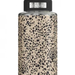 TERVIS Sleek Cheetah Stainless Steel Wide Mouth Bottle With Deluxe Spout Lid NCAA