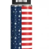 TERVIS Americana Stars Stripes Stainless Steel Wide Mouth Bottle With Deluxe Spout Lid