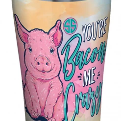TERVIS Simply Southern® - You're Bacon Me Crazy Simply Southern Stainless Steel With Slider Lid NCAA