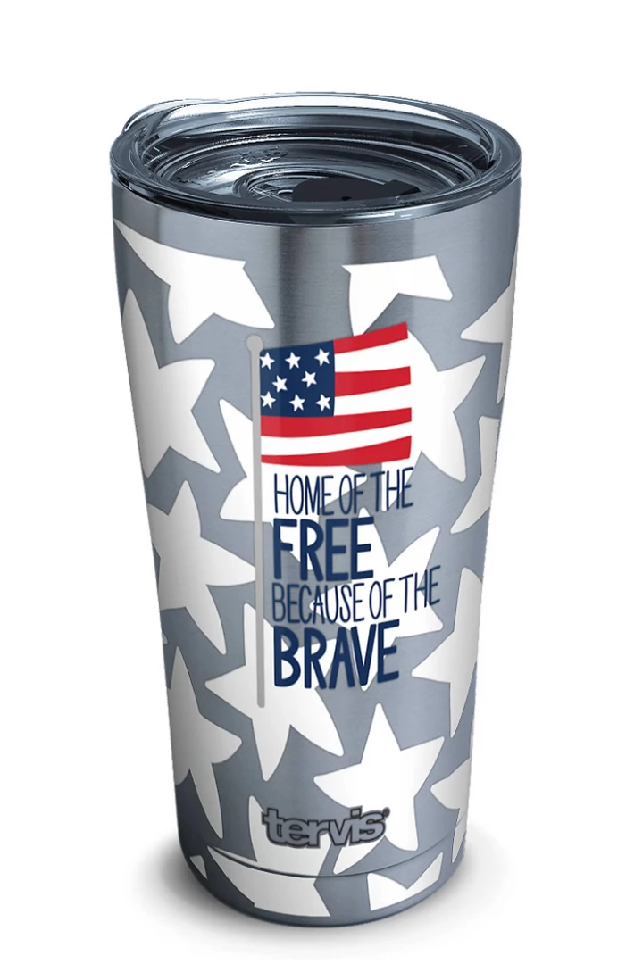 TERVIS Coton Colors™ - Home Of The Free Coton Colors Stainless Steel With Slider Lid NCAA 3 TERVIS Coton Colors™ - Home Of The Free Coton Colors Stainless Steel With Slider Lid NCAA