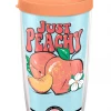 TERVIS Simply Southern® - Just Peachy Simply Southern Wrap With Travel Lid 2 TERVIS Simply Southern® - Just Peachy Simply Southern Wrap With Travel Lid