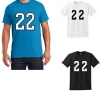ATLANTIC COAST SPORTS Number 22 T Shirt Jersey