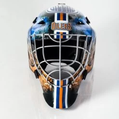 Edmonton Oilers Franklin GFM 1500: NHL® Team Goalie Helmet