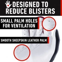 POWERSTRAP Batting Gloves By Franklin