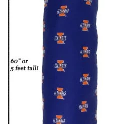 College Covers NCAA Illinois Fighting Illini Printed Body Pillow