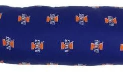 College Covers NCAA Illinois Fighting Illini Printed Body Pillow