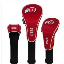 Wincraft NCAA Utah Utes Set Of 3 Golf Head Covers